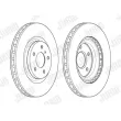 Jeu de 2 disques de frein avant JURID 562719JC-1 - Visuel 2