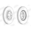 Jeu de 2 disques de frein avant JURID 562771JC-1 - Visuel 2