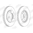 Jeu de 2 disques de frein avant JURID 562772JC-1 - Visuel 2