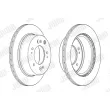 Jeu de 2 disques de frein arrière JURID 562773JC - Visuel 2