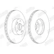Jeu de 2 disques de frein avant JURID 562778JC-1 - Visuel 2