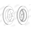 Jeu de 2 disques de frein arrière JURID 562782JC - Visuel 2