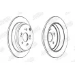 Jeu de 2 disques de frein avant JURID 562888JC-1 - Visuel 2