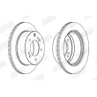 Jeu de 2 disques de frein arrière JURID 562895JC-1 - Visuel 2