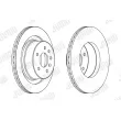 Jeu de 2 disques de frein arrière JURID 562909JC - Visuel 2