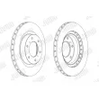 Jeu de 2 disques de frein avant JURID 562913JC - Visuel 2