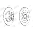 Jeu de 2 disques de frein arrière JURID 562935JC-1 - Visuel 2