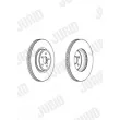 Jeu de 2 disques de frein avant JURID 562945JC-1 - Visuel 2