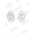 Jeu de 2 disques de frein arrière JURID 562948JC - Visuel 2