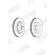 Jeu de 2 disques de frein avant JURID 562951JC - Visuel 2