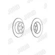 Jeu de 2 disques de frein arrière JURID 562964JC - Visuel 2
