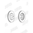 Jeu de 2 disques de frein avant JURID 562965JC - Visuel 2