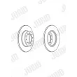 Jeu de 2 disques de frein arrière JURID 562968JC - Visuel 2