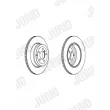 Jeu de 2 disques de frein arrière JURID 562969JC-1 - Visuel 2