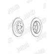 Jeu de 2 disques de frein arrière JURID 562971JC - Visuel 2
