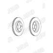 Jeu de 2 disques de frein avant JURID 562972JC-1 - Visuel 2