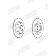 Jeu de 2 disques de frein arrière JURID 562981J-1 - Visuel 2