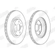 Jeu de 2 disques de frein avant JURID 562988JC - Visuel 2