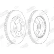 Jeu de 2 disques de frein avant JURID 562993JC - Visuel 2