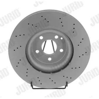 Jeu de 2 disques de frein avant JURID 563016JC-1