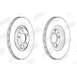 Jeu de 2 disques de frein arrière JURID 563070JC - Visuel 2