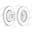 Jeu de 2 disques de frein avant JURID 563078JC-1 - Visuel 2