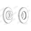 Jeu de 2 disques de frein avant JURID 563094JC-1 - Visuel 2