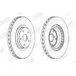 Jeu de 2 disques de frein avant JURID 563104JC-1 - Visuel 2