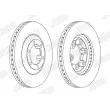 Jeu de 2 disques de frein avant JURID 563112JC - Visuel 2
