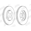 Jeu de 2 disques de frein avant JURID 563132JC - Visuel 2