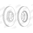 Jeu de 2 disques de frein avant JURID 563179JC-1 - Visuel 2