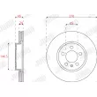 Jeu de 2 disques de frein avant JURID 563228JC - Visuel 2