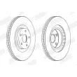 Jeu de 2 disques de frein avant JURID 563237JC-1 - Visuel 2