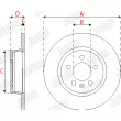 Jeu de 2 disques de frein arrière JURID 563255JC - Visuel 3