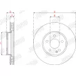 Jeu de 2 disques de frein avant JURID 563280JC - Visuel 3
