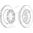 Jeu de 2 disques de frein arrière JURID 569103J - Visuel 2