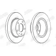 Jeu de 2 disques de frein avant JURID 569104J - Visuel 2