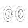 Jeu de 2 disques de frein arrière JURID 569106J - Visuel 2