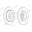 Jeu de 2 disques de frein arrière JURID 569137J - Visuel 2
