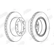 Jeu de 2 disques de frein arrière JURID 569138J - Visuel 2