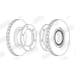 Jeu de 2 disques de frein avant JURID 569223J - Visuel 2