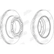 Jeu de 2 disques de frein arrière JURID 569269J - Visuel 2