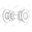Jeu de 2 disques de frein avant JURID 569271J - Visuel 2