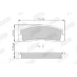 Jeu de 4 plaquettes de frein avant JURID 571265J - Visuel 1