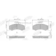 Jeu de 4 plaquettes de frein avant JURID 571304J - Visuel 1