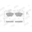Jeu de 4 plaquettes de frein avant JURID 571309J - Visuel 1