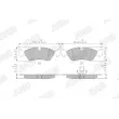 Jeu de 4 plaquettes de frein avant JURID 571391J - Visuel 1