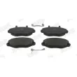Jeu de 4 plaquettes de frein avant JURID 571746J - Visuel 1