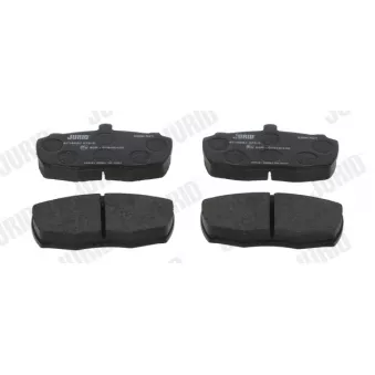 Jeu de 4 plaquettes de frein avant JURID 571822J