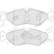 Jeu de 4 plaquettes de frein arrière JURID 571846J - Visuel 2
